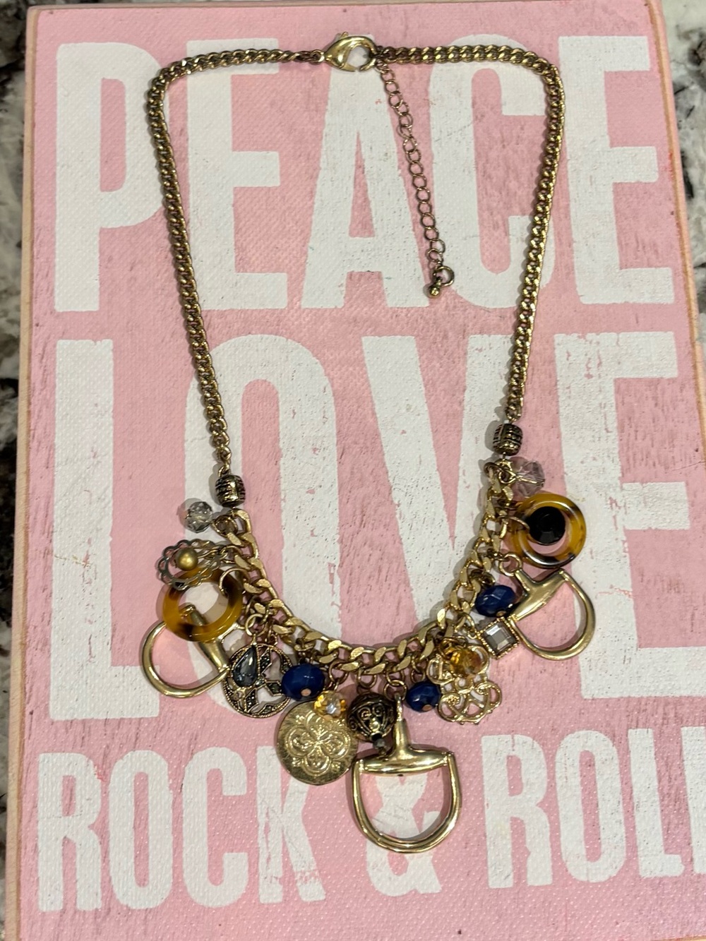 Western Horsebit Charm Necklace